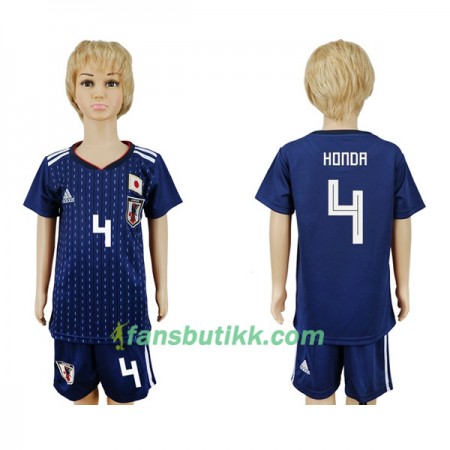 Fotball-VM 2018 Japan drakt Honda 4 Barn Hjemmetrøye